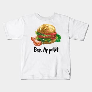 Bon Appetit Burger Kids T-Shirt